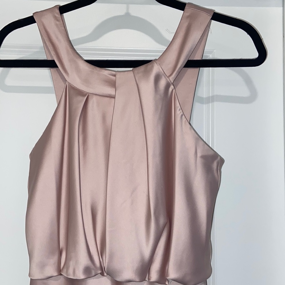 Calvin Klein Gown color: blush size: 4 - Picture 2 of 6